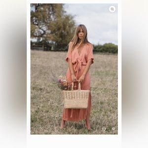 Hazel & Folk Melody Maxi Dress | Dusty Rose
